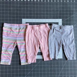 Lot of baby girls pants - size 3 months